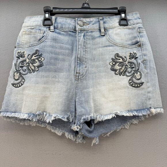 Jean Shorts Women's Size 8/9 Tokyo Darling American Eagle and Almost Famous NWT - Picture 3 of 16